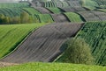 Wavy fields, fairy-tale patterns Royalty Free Stock Photo